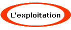 L'exploitation